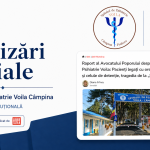 Precizări ale Spitalului de Psihiatrie Voila Câmpina privind articolul publicat de Libertatea în data de 30 iunie 2026